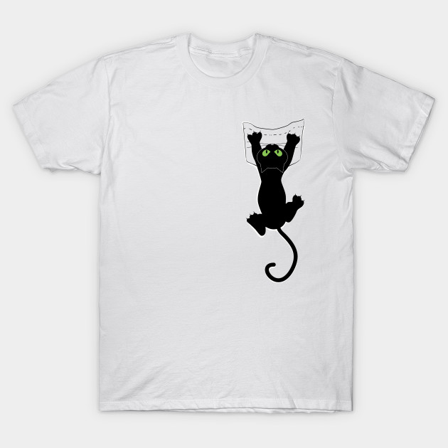 Black Cat T-Shirt-TOZ